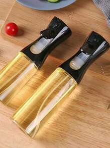 1 Pezzo Bottiglia spray per olio, Spruzzatore di olio d'oliva per la cucina, Bottiglia spray per olio da cucina in plastica a pressione, adatta per uso domestico e ristoranti