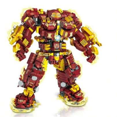 Marvel 1pc1000+Particles, Marvel Building Block Model Gift, Mecha Building Block Assembly, Suitable For Adults To Assemble Building Blocks DIY Toy Gift, Assembling Toy Building Blocks, Suitable As Birthday Gift, Halloween, Christmas, Graduation Season, Holiday Party Gift