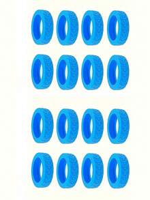 1-24 件，行李箱轮子保护套，适用于 8 轮旋转行李箱套装的行李箱轮子保护套，防磨损、防噪音行李箱套，旅行箱保护套，适合度假旅行必需品，旅行配件