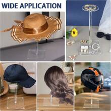1set Simple Plastic Storage Holders, Useful Creative Hat Racks For Home
