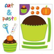 Scissor Skill Activity Book - Food, Princess Cartoon DIY Collage Puzzle, 20 Pcs Fun Paper Cutting For 3-6 Years Old, Creative Handcraft Gift For Boys And Girls, Preschool Paper Cutting, Develop Hands-On Ability (Princess Style, New And Old Cover May Vary But Content Is The Same)