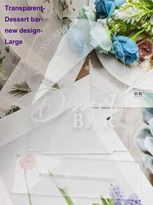 1pc Arch Acrylic Signs With Stand For Reception,Wedding And Party Event,Christmas