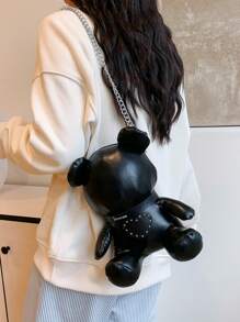 Cute Cartoon Bear Backpack Shoulder Bag Crossbody Bag