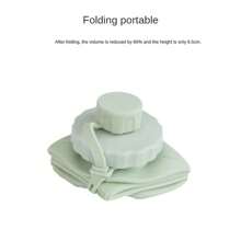 In Stock Silicone Collapsible Portable Water Bottle, Outdoor Sports Water Cup, Creative Gift Straw Cup