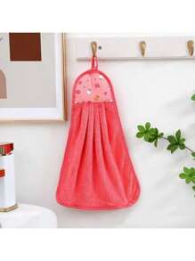 Soft Hand Towel Dishcloths Hanging Cloth Kitchen Accessories Coral Velvet Bathroom Supplies Microfiber