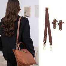 Accesoriu de curea de umăr de schimb pentru gențile Le Pliage 23/28, curea reglabilă pentru a transforma geanta/geanta tote într-o geantă crossbody, material din piele sintetică durabilă, disponibil în maro, gri grafit, negru