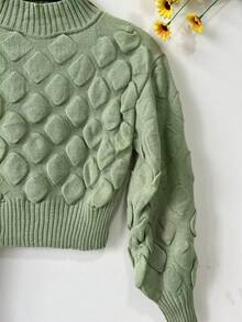 Long Sleeve Blouse With Cupcake Print, Winter Collection - 橄欖綠 - 查看 3