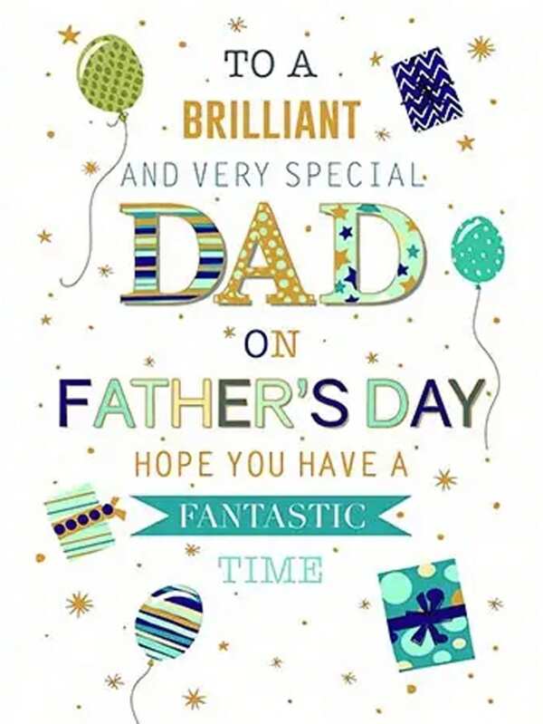 1pc, Meaningful Father's Day Card With Envelope (4.33*6.29), For Best Dad, Grandad, Amazing Husband, And Wonderful Father. A Lovely Card To Express Unconditional Love And Gratitude. Hope You Have A Fantastic Day!