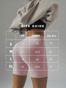 FWH Women's Fashionable Elastic Casual Elegant Sports Fitness Shorts - Spring/Summer Versatile Retro Minimalist Slim High Waist Comfortable Running Street Style All-Match Version (With Pockets/Sexy Peach Lifting Yoga Shorts) - Pink - View 2