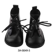 1 par de zapatos de muñeca, zapatos de muñeca con cordones de unicolor en miniatura, zapatos lindos en miniatura, adecuados para muñecas Reborn de 18 pulgadas, niños pequeños y niños mayores de 3 años, accesorios de muñeca, juego de roles, fiesta de vacaciones