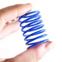 4pcs Colorful Plastic Spring Bouncing Cat Toys