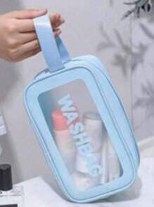 Fashion Ladies Portable Cosmetic Bag Double Matte Dry And Wet Separation Toiletry Bag Travel Cosmetic Storage Bag Beauty Bag Makeup Bag Make Up Organizer Wash Bag Swimming Fitness Bag For Men And Women Toiletry Bag Cosmetic Bag For Travel Dorm Essentials Back To School Luggage Suitcase For Women And Girls Student Make Up Organizer Gift
