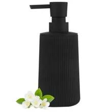 [Phthalate-Free] Soap Dispenser Phthalate-Free Plastic Ergonomic Pump Handle, Ribbed Texture Bathroom & Kitchen Use Modern Bathroom Accessories