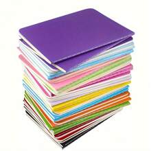 1 pièce Mini ensemble de cahier de poche et journal intime Cahier à couverture colorée, cahier de poche