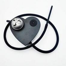 Zestaw Shisha Shisha z 1 wężem Shisha akrylowy wazon Silikonowa miska i pokrywa do fajki wodnej Gorące serce Miłość Styl Walentynki Prezenty dla par