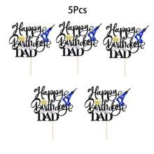 Topper na tort "Feliz Dia Del Padre", Topper na tort z okazji Dnia Ojca, Dekoracje Feliz Cumpleanos Papa, Dekoracje na przyjęcie z okazji Dnia Ojca