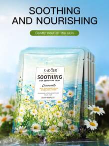 خليط 5/6/10/15 قطعة قناع زهري، مبيض، مرطب ومرطب، محكم وملطف للتجاعيد، يقلل من جفاف الوجه، يحتوي على استخلاص الزهور بغزارة، يجعل البشرة أكثر نعومة وإشراقًا