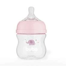 Mamadeira Easy Flow Mamadeira Anticólica Bico de Silicone Ultrasoft 120ml-270ml-330ml Buba | Elefante Rosa - Rosa Bebê - Visão 3