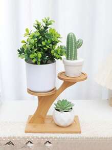 1 Peça Suporte de Copo Multidicamada Espesso e Criativo, Estante de Armazenamento Multifuncional, Adequado para Plantas Suculentas, Escritório, Peitoril da Janela, Escrivaninha, Varanda, Sala de Estar
