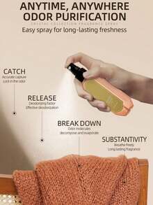 100ML Coconut/Strawberry/Citrus Fragrance Spray,Fabric Fragrance Mist,Fabric Refresher, Long Lasting Deodorizer And Air Freshener, Suitable For Bedroom, Clothing, Elevator, Living Room, Hotel,3 Styles Available - Various Fragrances - View 7