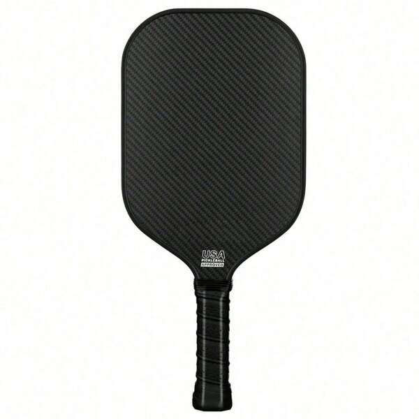 1PC Pickleball Racket, US Pickleball Certified, 3K Full Carbon Fiber Finish, Graphite Carbon Honeycomb Panels, Suitable For Novices And Professional Players
