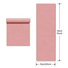 1 pezzo Tappetino da yoga pieghevole spesso, tappetino da yoga comodo e antiscivolo, dimensioni 183*61*0,4cm, cuscino morbido, tappetino da fitness reversibile antiscivolo, adatto per squat, allenamento, fitness, palestra, ottimo come regalo per madre, compleanno, Natale, ginnastica, esercizi, Pilates, allenamento a casa, calze sportive, calze fitness, calze yoga, calze Pilates - Multicolore - Visualizzare 6