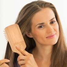 3 In 1 Bamboo Hair Brush Set - Natural Bamboo Comb Paddle Detangling Hairbrush, Tail Comb No Bristle & Round Brush With Boar Bristle & Nylon, Suit For Women Men, Thick/Thin/Curly/Dry Hair Gift Kit