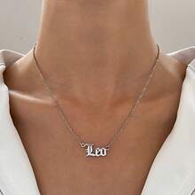1 Peça Sexy E Brilhante Colar De Diamantes Com Design De Constelação Para Mulheres, Presente De Aniversário Para Amigos E Melhores Amigos - Prata - Ver 8