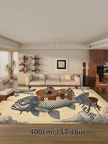 1PC Rectangular Floor Mat Features A Fish Pattern It Is Suitable As A Small Decorative Floor Mat At The Entrance Indoors It Can Also Be Used As A Kitchen Floor Mat And An Absorbent Doormat Outdoors It Is Suitable For Use During Festivals Vacations And Parties And Can Be Given As A Gift It Is Applicable In The Living Room Bedroom Balcony Kitchen And At The Entrance Of The Bathroom Room Decor Bathroom Accessories Back To School Entryway Decor Bathroom Kitchen Decor