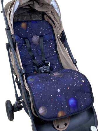 1pc Universal Baby Stroller Cushion, Soft Infant Sleeping Mat For Autumn/Summer/Winter Travel, Fits Multiple Stroller Models
