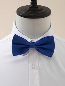 1 件男士缎面纯色领结，适合礼服衬衫、婚礼、商务、农历新年、派对庆祝男士领带 - 彩色 - 查看 20