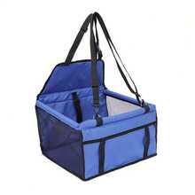 1 Stück Hundeautositz und Reisegurt - Oxford atmungsaktiv faltbar weich waschbar Haustierträger mit Gurt und verstellbaren Schultergurten, ermöglicht sicheres Autofahren und bietet Katzen und kleinen Hunden eine bequeme Aussicht