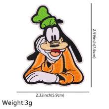 Disney 1pc Disney Mickey, Minnie, Donald Duck, Daisy Duck Fabric Applique Patch, DIY Decorative Accessories For Bags, Clothes Summer, School