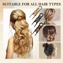Lialys Hair Pin Prestige Hair Pin Prestige Hairpin French Hair Pins For Women Elegant Hair Clips For Fine Thick Long Hair 2025 New Hair Styling Accessories 3PCSA