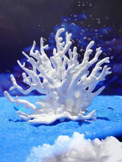逼真的 PVC 仿真珊瑚装饰，多种颜色，适用于水族馆和小型鱼缸