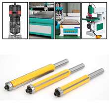 3 Pcs 8mm Shank Woodworking Router Bits With Bearing - Yellow - View 3