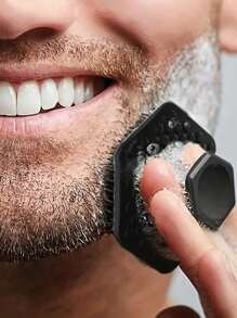 1pc Soft Silicone Exfoliating Brush Cleanser Manual Body Cleansing Scrubber Shower Gentle Massage Bath Brush For Men Home Bathroom Decor Summer Back To School For Beauty Salon Home Bathroom