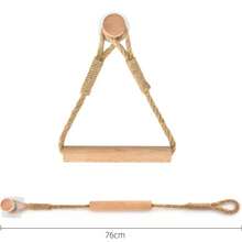 1 chiếc giá treo khăn giấy bằng gỗ và dây thừng dệt, phụ kiện phòng tắm thanh lịch và thiết thực, hộp đựng khăn giấy cuộn treo tường sáng tạo - Lạc đà - Xem 3