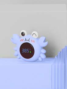 1 pieza Termómetro de agua para bañera de bebé - Termómetro digital de temperatura del agua y de la habitación, con diseño flotante de nutria marina para uso en piscina de bebés y niños pequeños con alerta de temperatura