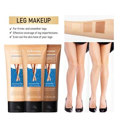lakerain 118ml Leg Makeup - Moisturizing Body Foundation, Self-Tanning Body Lotion, Leg Bronzing Cream For Skin Tone Evenness, Waterproof & Concealing