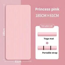 1pc Extra Thick Non-Slip Yoga Mat, High Density Sports Fitness Mat, Home Gym Accessory, Suitable For Home Fitness, Gym, Exercise, Gymnastics, Walking Pad, Sports, Health, Home Workout, Premium Quality, Suitable For Gifting, Mother's Day, Birthday, Christmas