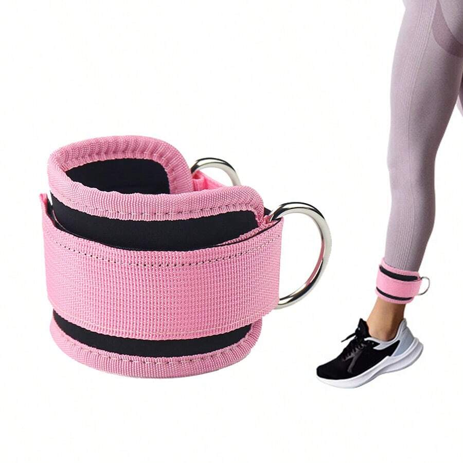 1/2/4 Pc Set Taekwondo Ankle Straps, Leg Strength Training Weighted Exercise Training Combination Protective Gear With Ankle Loops Anklet Gym Gym Accessories - Pink - View 1