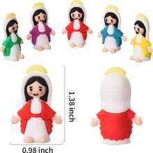 Christian Gifts Bulk A Set Of Maria Statues For Searching For Classic Religious Gifts, Filling Easter Eggs For Sunday Baptism Gifts, And Decorating Christmas (Randomly In Multiple Colors) Home Dcor Accents,Bible Gifts,Easter Egg Filling - Multicolor - View 7