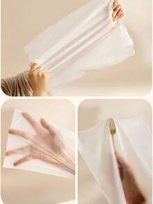 25 piezas Bolsa de almacenamiento de ropa de PE, bolsa de clasificación de ropa transparente de PVC, bolsa de embalaje impermeable con cremallera para ropa interior, caja de almacenamiento de ropa con patrón de margaritas pequeñas para el hogar, bolsas de almacenamiento transparentes con escarcha, bolsas de embalaje de envío, para empacar camisetas, camisas, zapatos, documentos, bolsas de plástico selladas, bolsas reutilizables con cierre hermético y escarcha, bolsas de almacenamiento de viaje ahorradoras de espacio, organizador de almacenamiento de ropa para el dormitorio y el armario