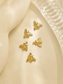 5pcs/Pack Stainless Steel Insect Shaped Fly Design Minimalist Everyday Accessories
