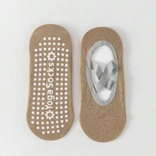1/3 pares de calcetines de yoga profesionales para mujeres con silicona antideslizante, calcetines de ballet, pilates, sin talón, transpirables, vendaje, danza y deportes
