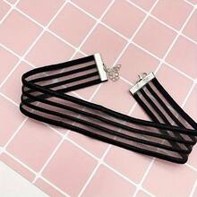 Gothic Style Black Necklace, Autumn/Winter - Black - View 3