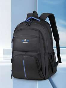 Multifunctional Large Capacity Oxford Cloth Men's Backpack School Bag For College Bag For School - Blue - View 1