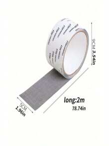 2/3/6 Rolls Anti-Mosquito Screen Repair Tape, Window Barrier Repair Tape, Door And Window Water Flow Hole Repair Sheet, Strong Adhesive Fiberglass Mesh Repair Tape, Self-Adhesive Mesh Tape Suitable For Repairing Window Screens, Designed To Repair Broken Holes And Prevent Insects Such As Mosquitoes From Entering, Screen Patch Repair Kit