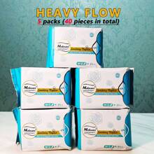 4-100 Pcs/Pack Fragrance-Free Ultra-Thin Winged Sanitary Napkins, Soft & Comfortable Menstrual Pads With Extra Absorbency For Overnight Use